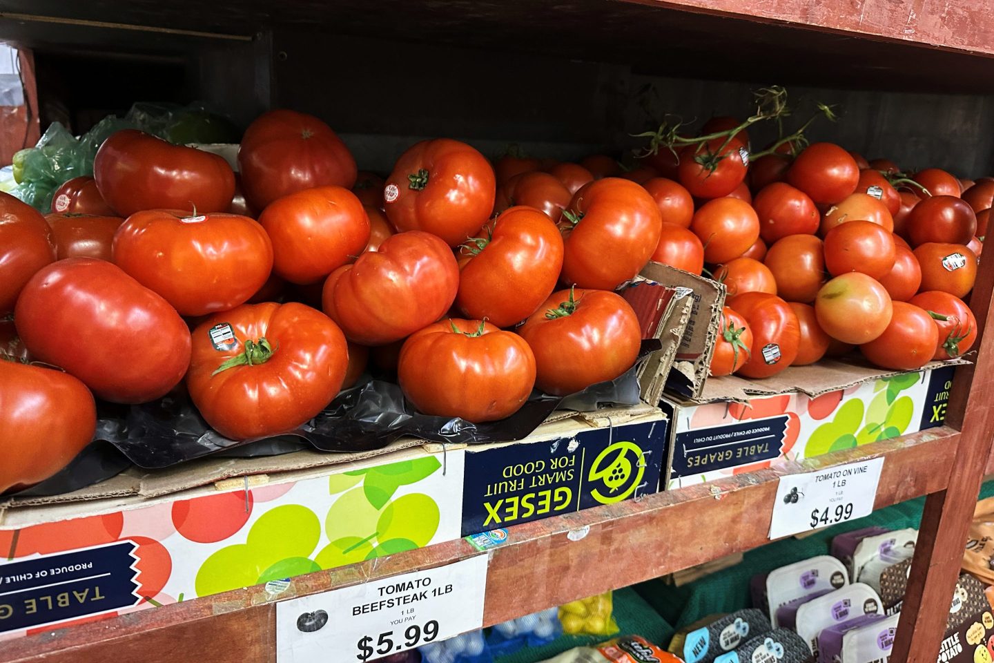 Tomatoes become the latest symbol of the affordability crisis as prices rose over 40% from last year