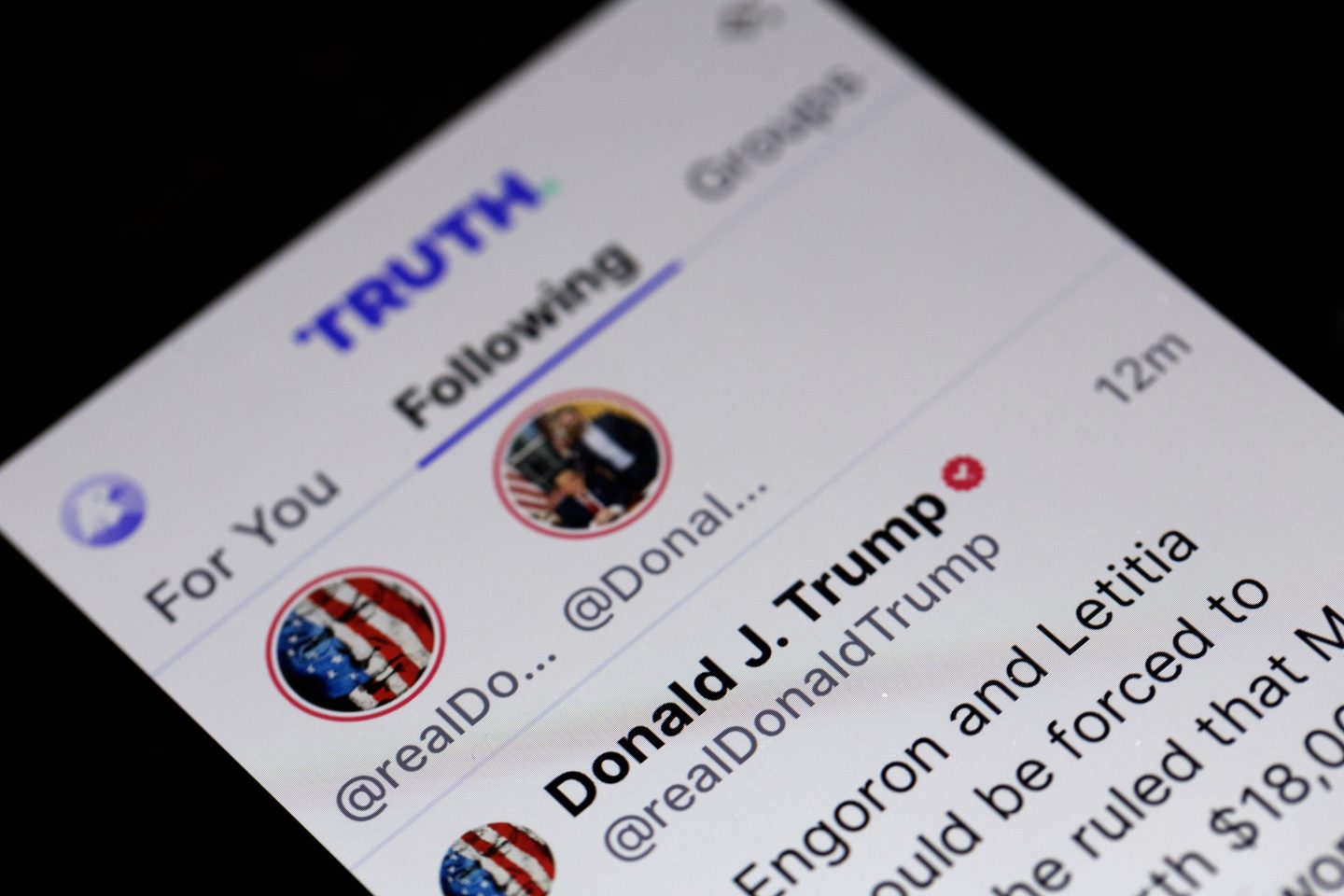 Trump Media posts $405 million loss driven by crypto holdings