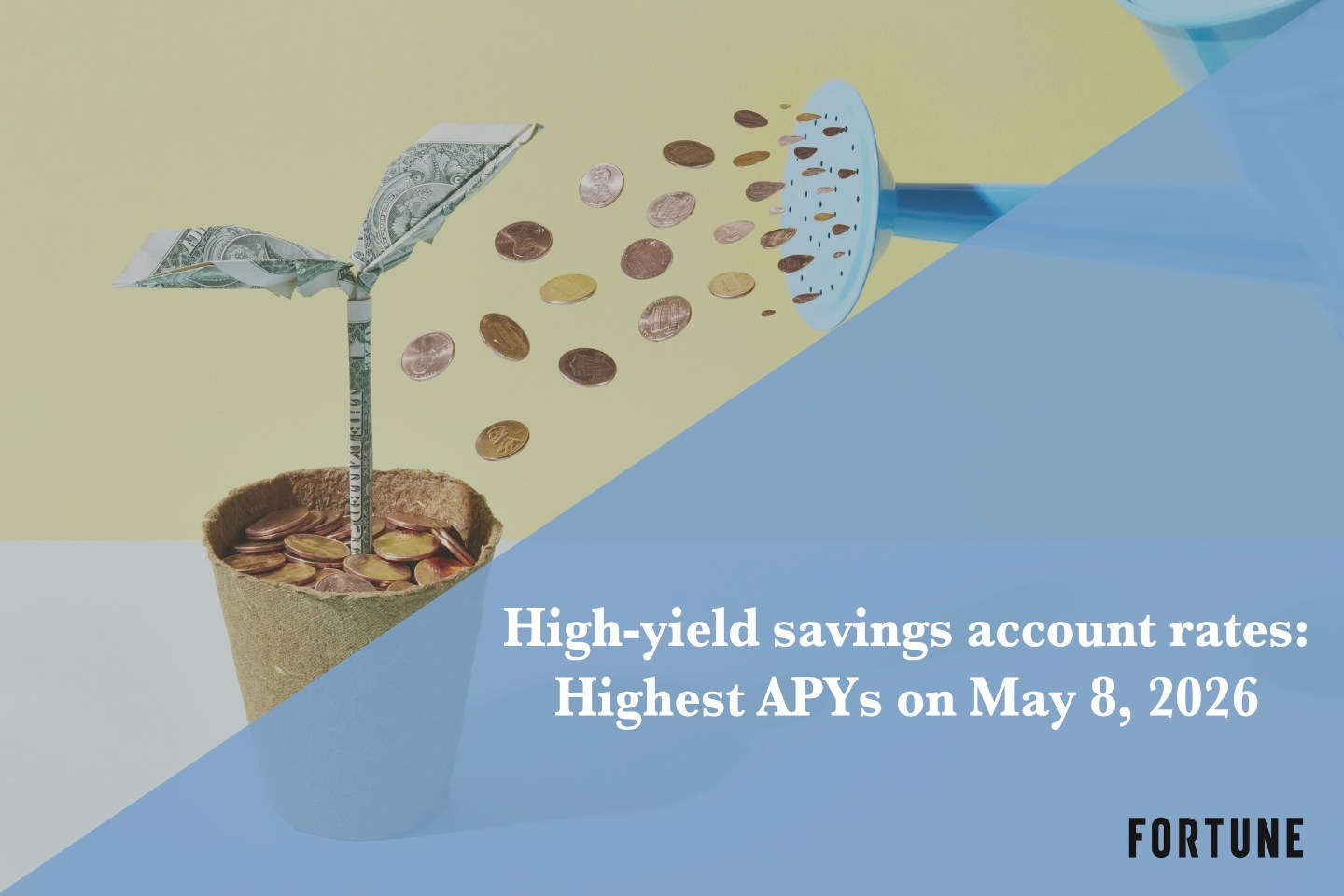 The top high-yield savings rates: Up to 5.00% on May 8, 2026