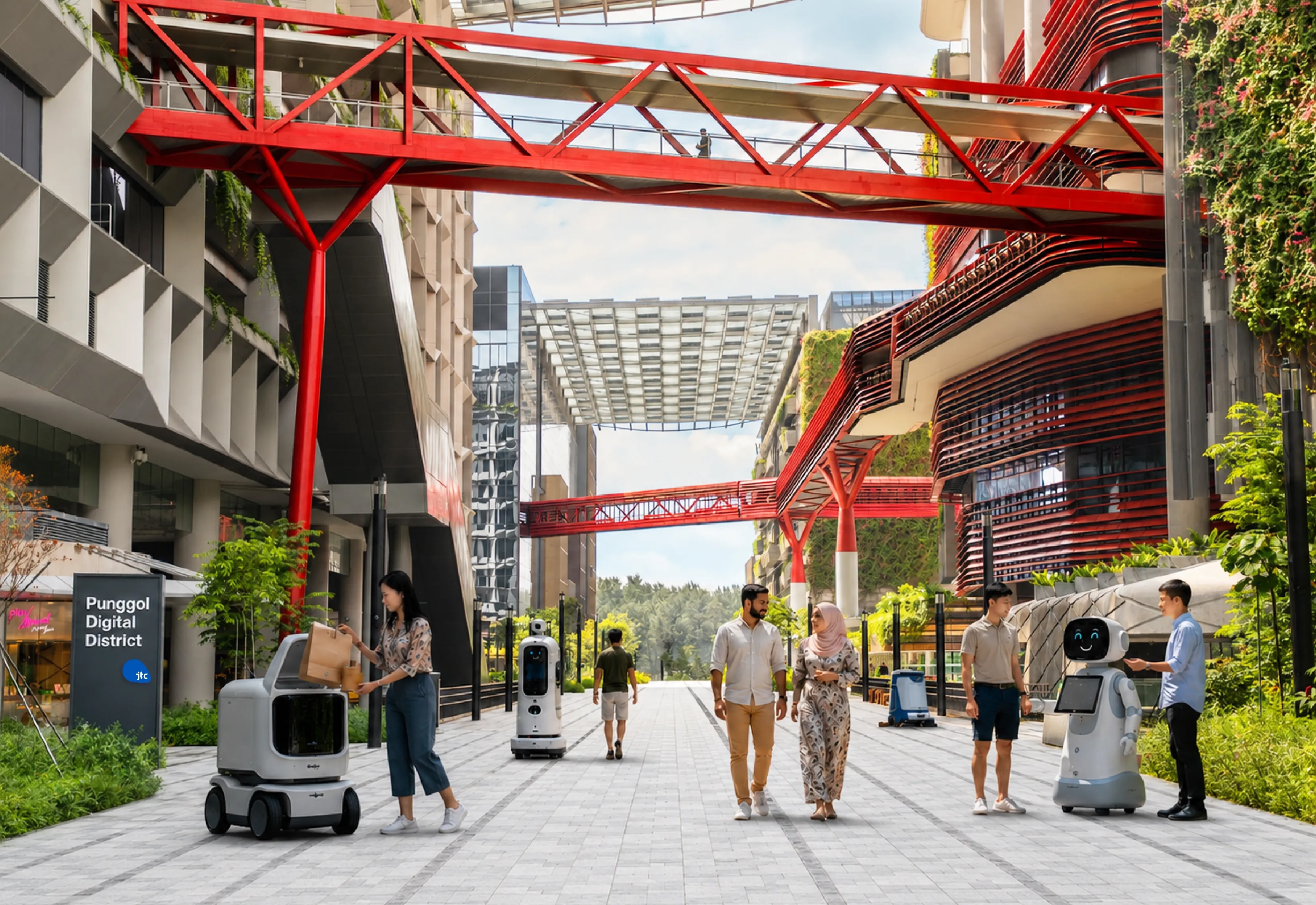 Seven other companies alongside Grab, including DHL and local startup Quikbot, will be piloting their tech in Punggol, which has become Singapore’s hub for testing embodied AI technology. While Grab’s robots will focus on food delivery, other companies will automate parcel delivery, cleaning, and security patrolling.