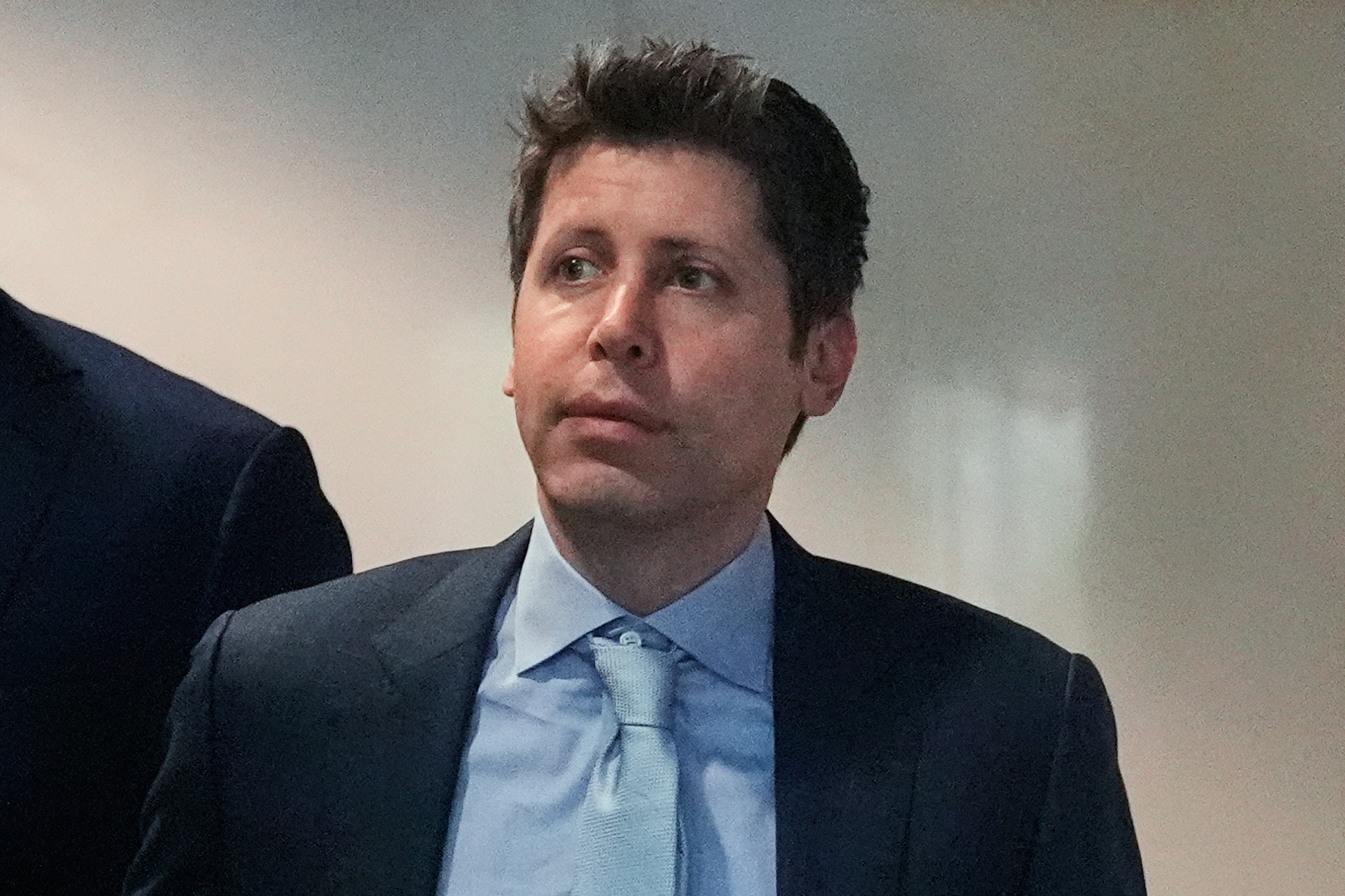 Sam Altman arrives at the U.S. District Court in Oakland, Calif., April 30, 2026.