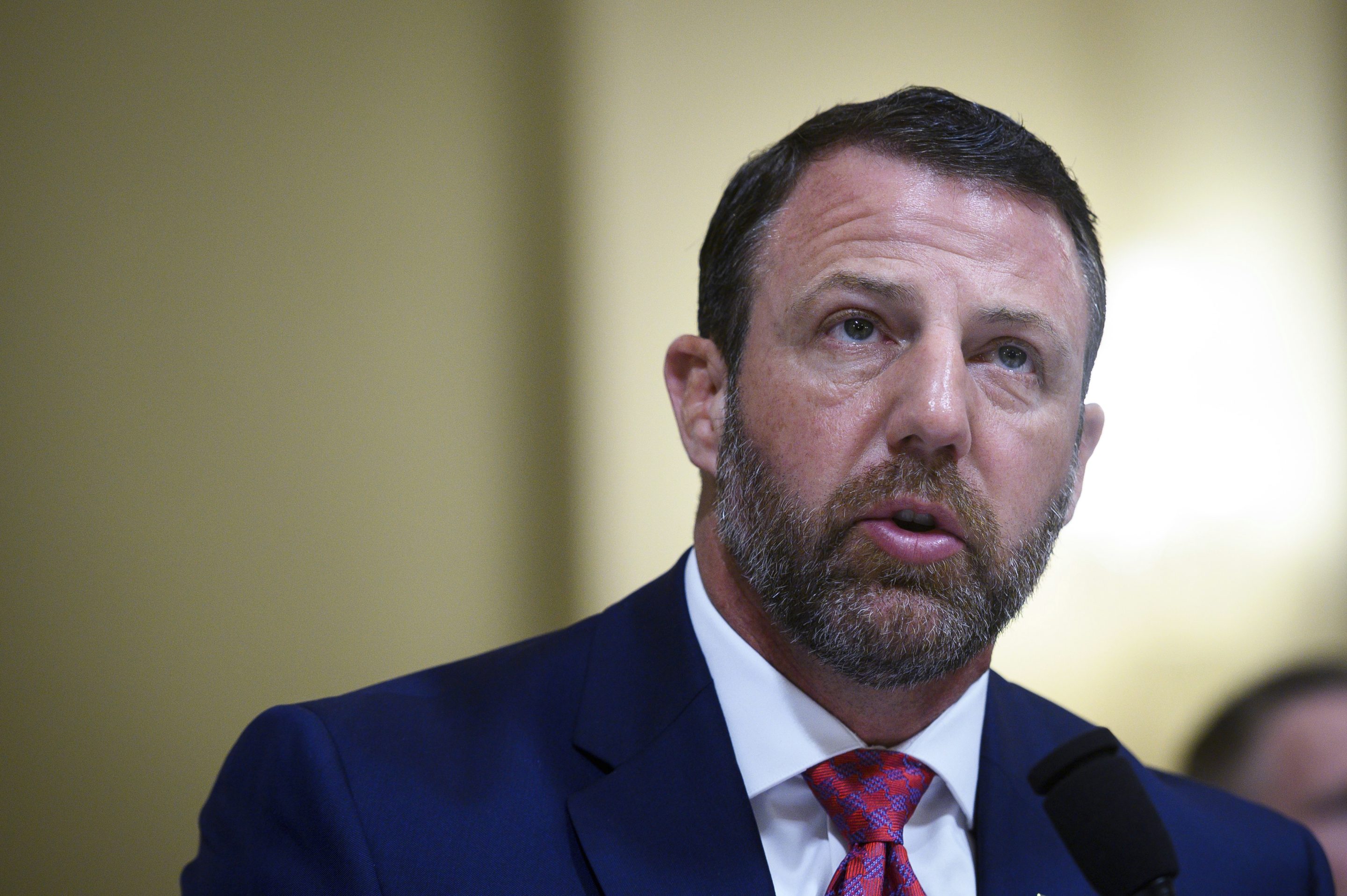 Homeland Security Secretary Markwayne Mullin testifies before the House Committee on Homeland Security during a hearing on the Fiscal 2027 budget request for the Department of Homeland Security, in Washington, Wednesday, June 3, 2026.
