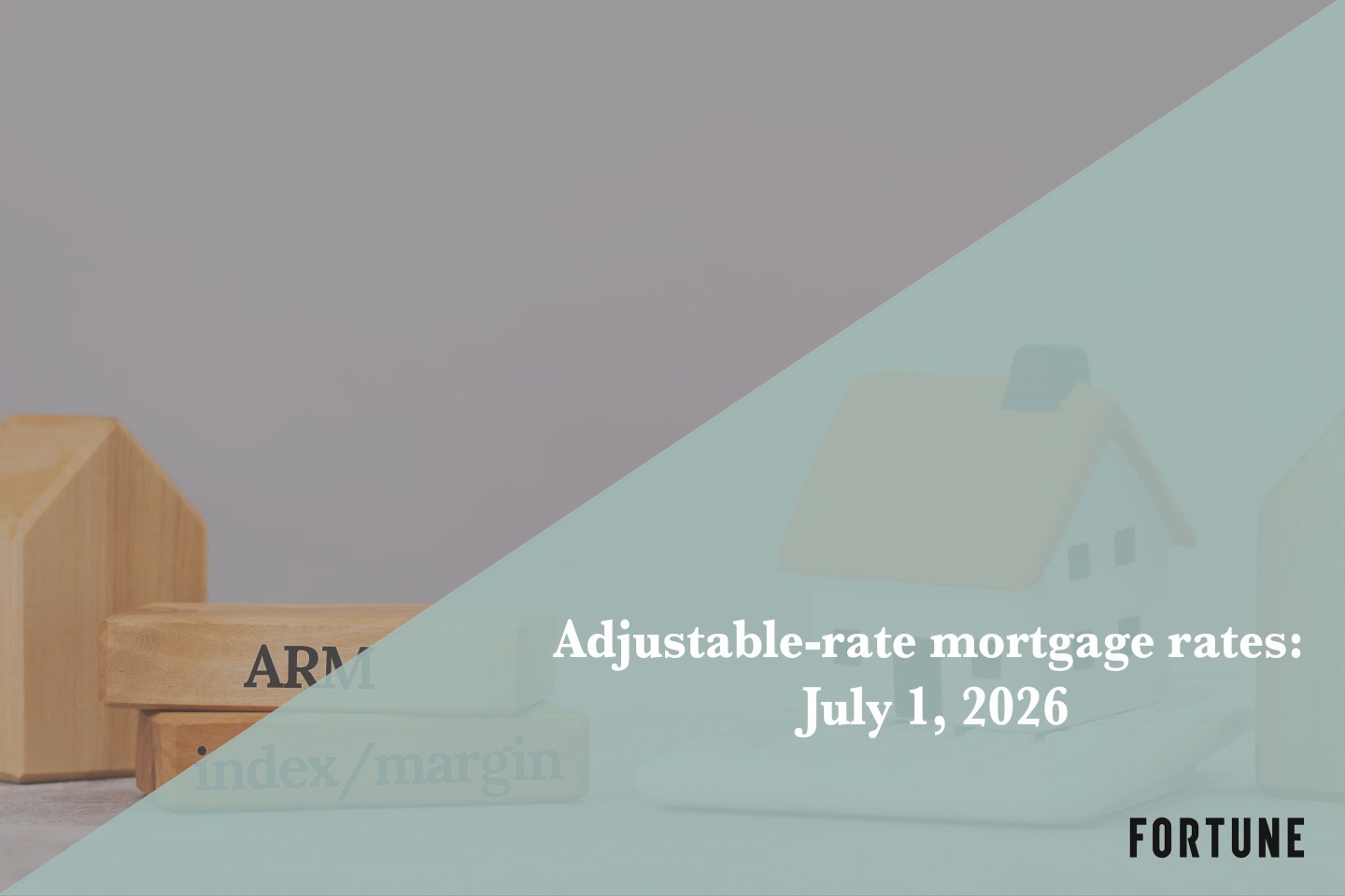 Current ARM mortgage rates report for July 1, 2026