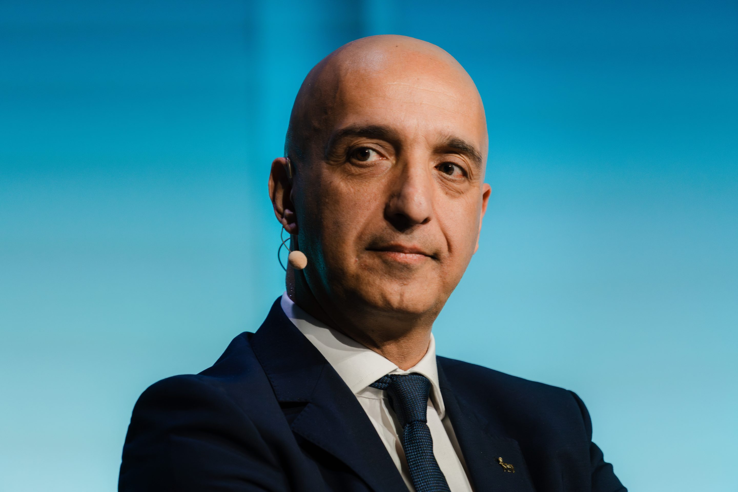 Mike Doustdar, chief executive officer of Novo Nordisk A/S, at the Novo Nordisk A/S annual general meeting in Copenhagen, Denmark, on Thursday, March 26, 2026. 