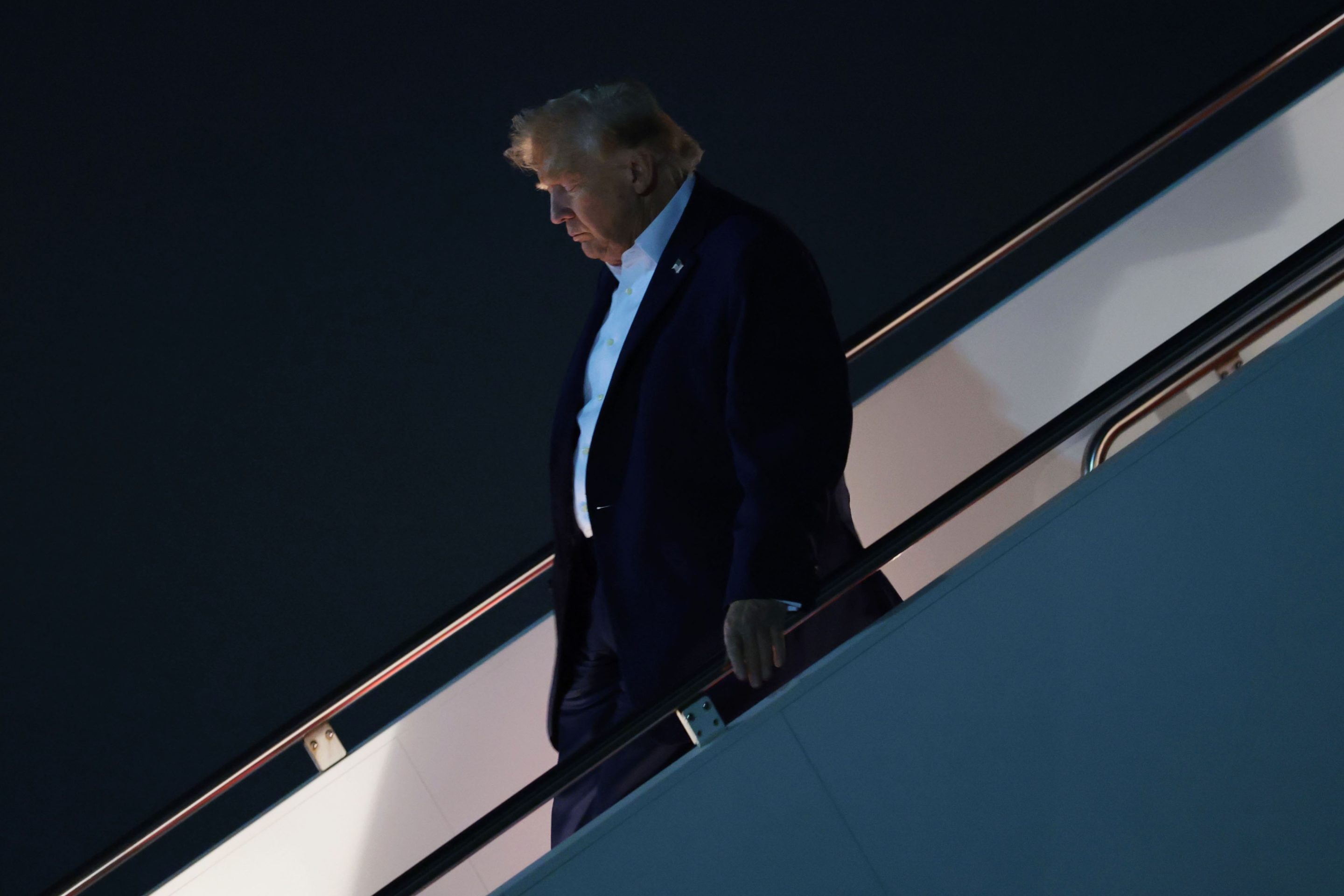 President Donald Trump on June 18, 2026, at Joint Base Andrews, Md.