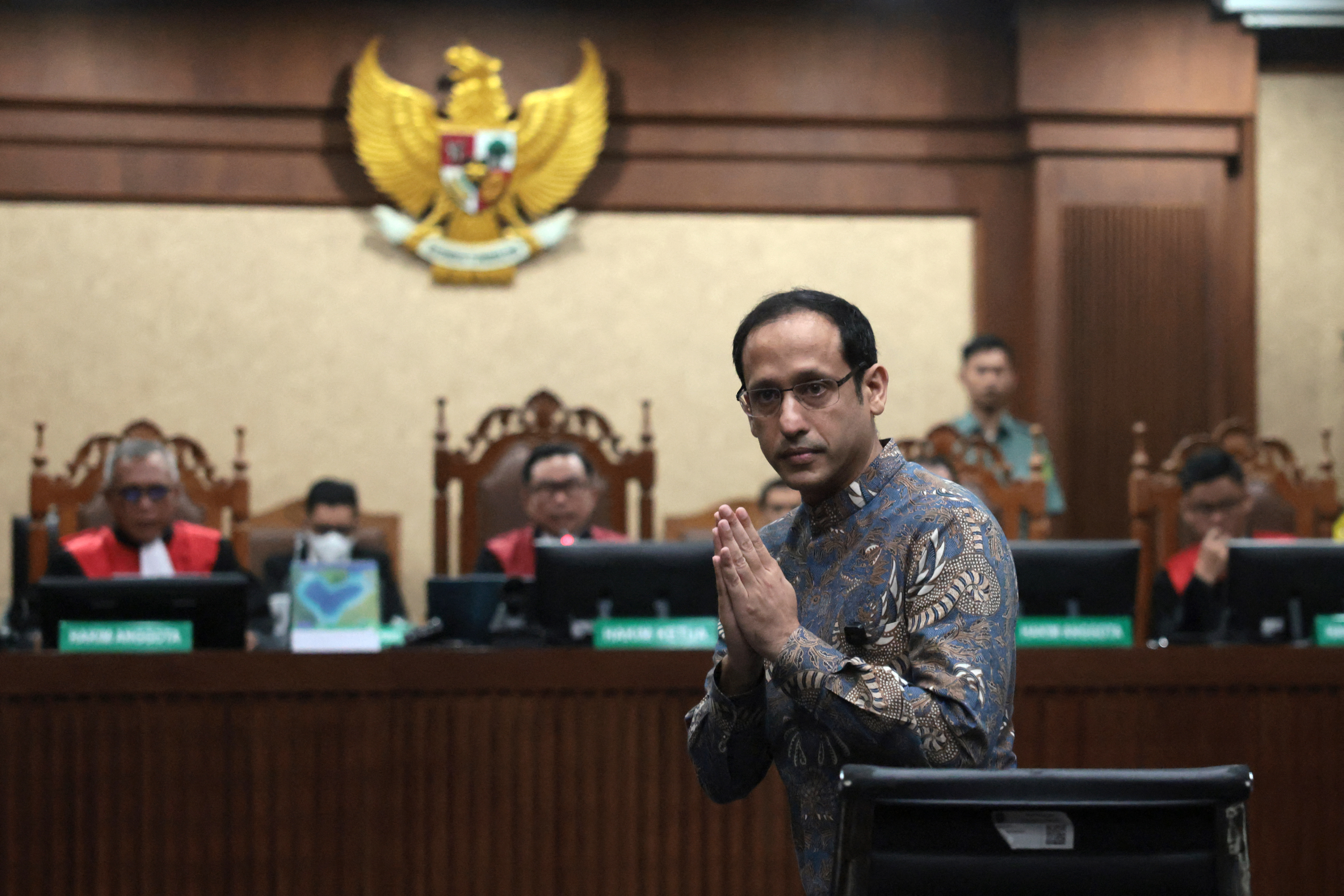 The Central Jakarta District Court on Tuesday sentenced Makarim to 10 years in prison, lower than the 18 years sought by prosecutors.