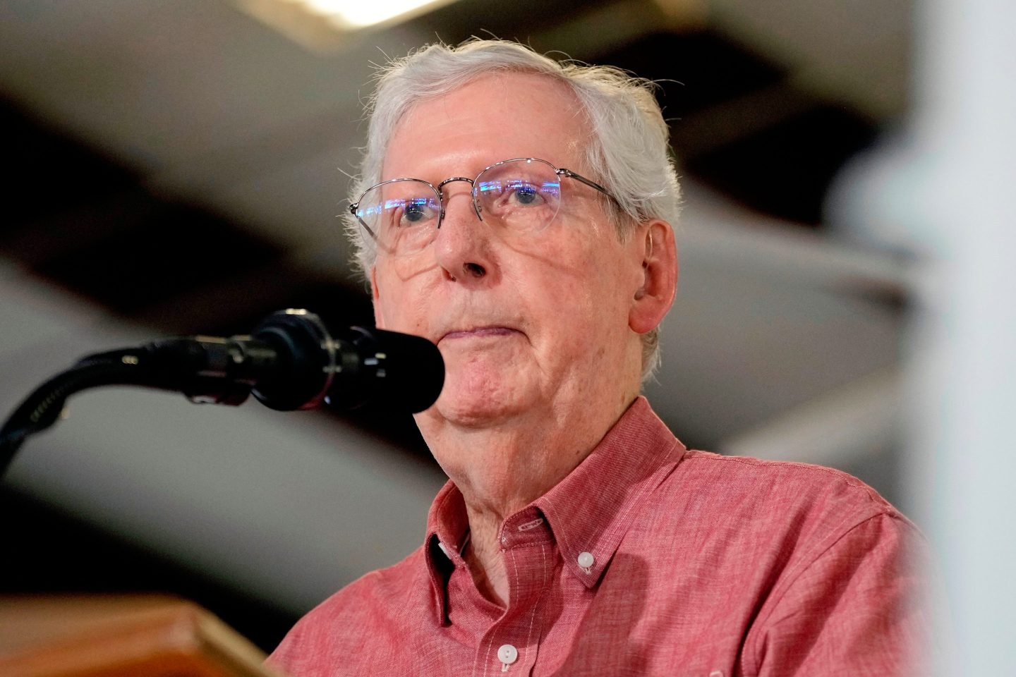 GOP Sen. Mitch McConnell ends frenzied speculation about his health, revealing a fall led to his hospitalization and he’s now in a rehab center
