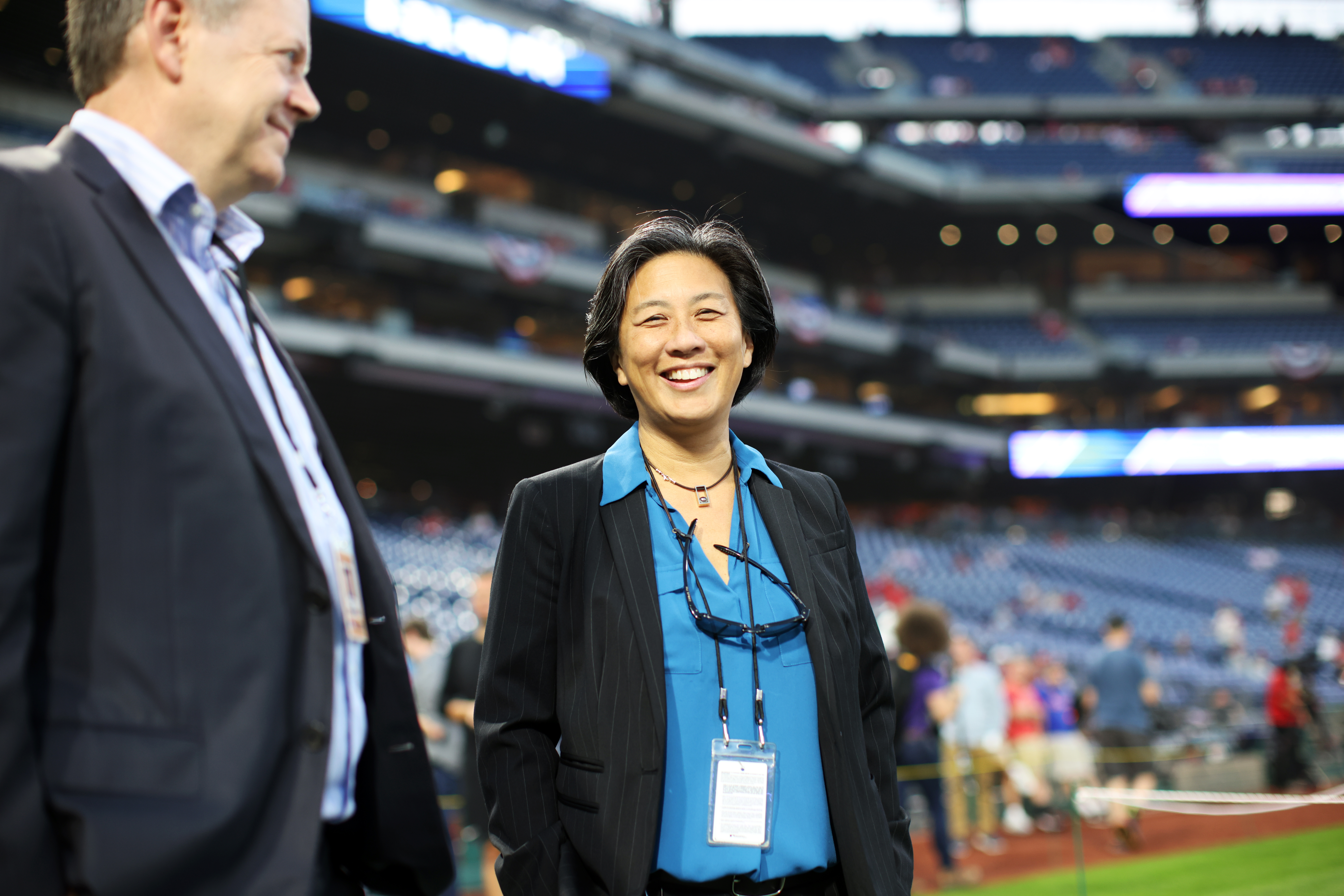 Kim Ng was the first female GM in the MLB at the Miami Marlins. Now she's building pro softball at the AUSL.