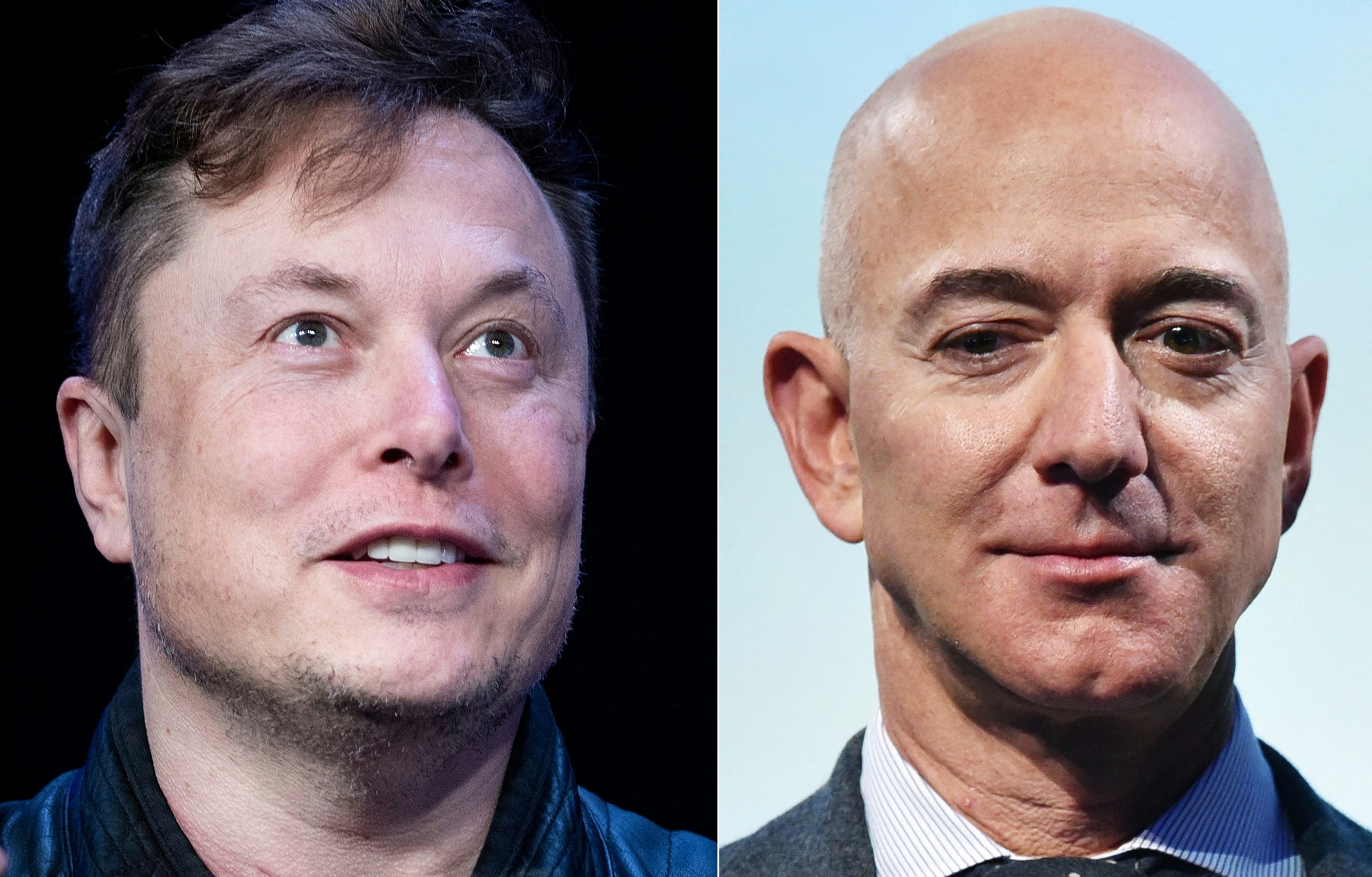 Split image of two men
