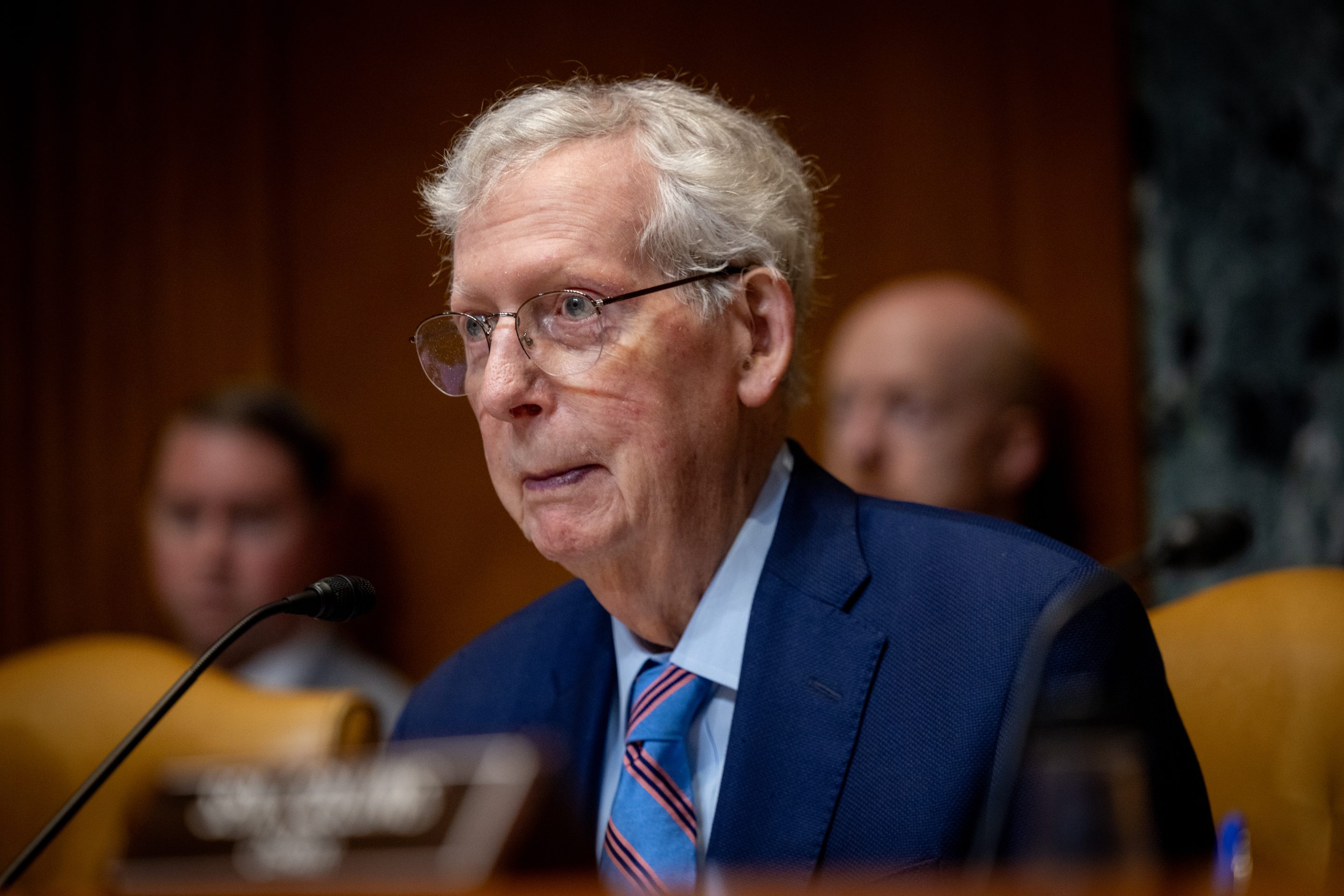 Mitch McConnell, whose physical condition has visibly declined in recent years, was hospitalized June 14.