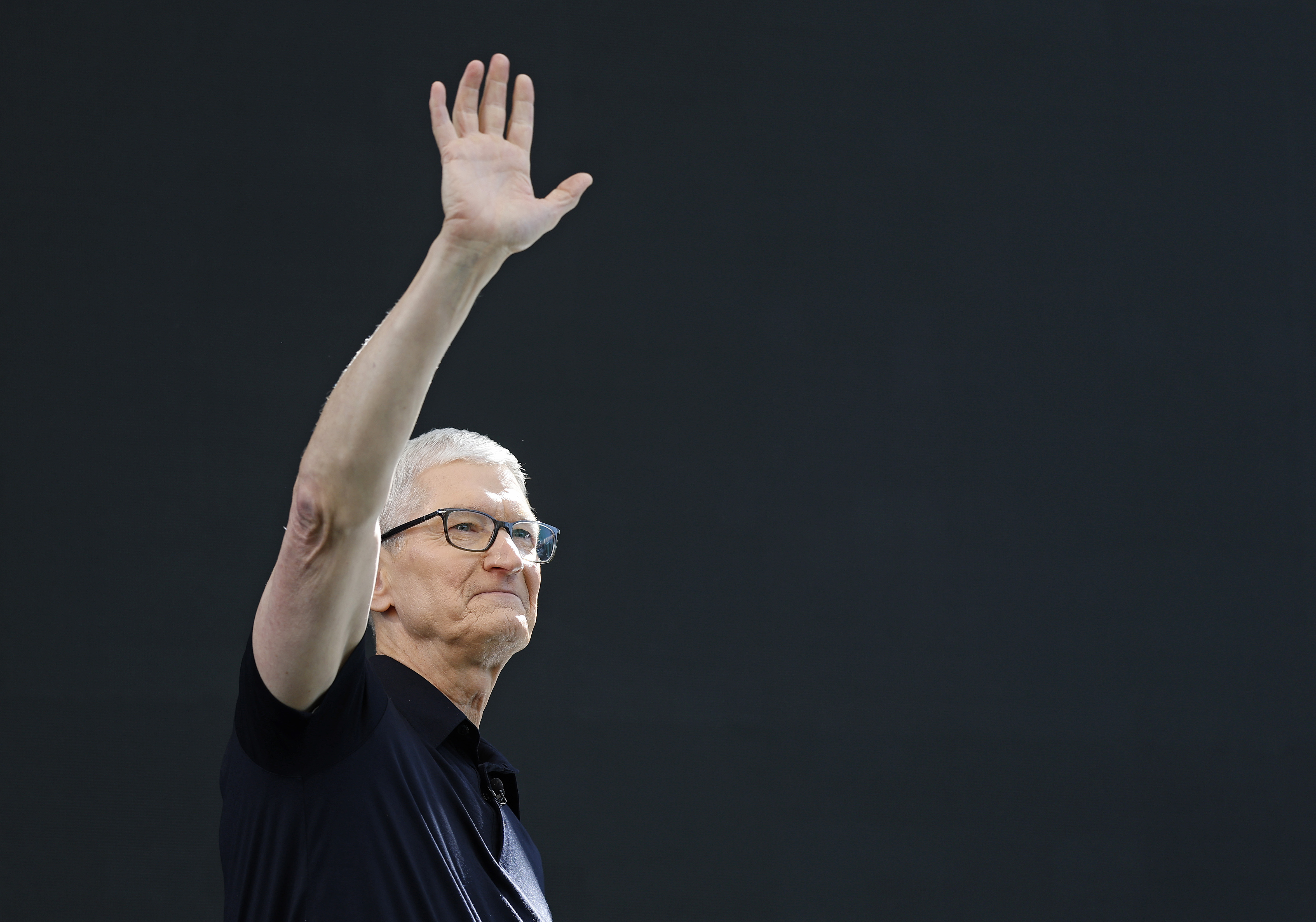 Apple CEO Tim Cook on June 08, 2026 in Cupertino, California. (Photo: Justin Sullivan/Getty Images)