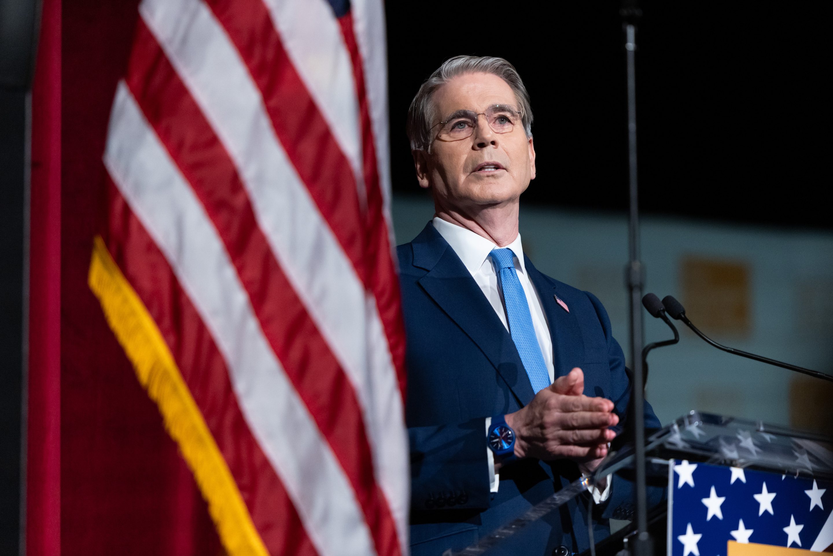 Scott Bessent, US treasury secretary, during an Economic Club of New York (ECNY) event in New York, US, on Tuesday, June 23, 2026.