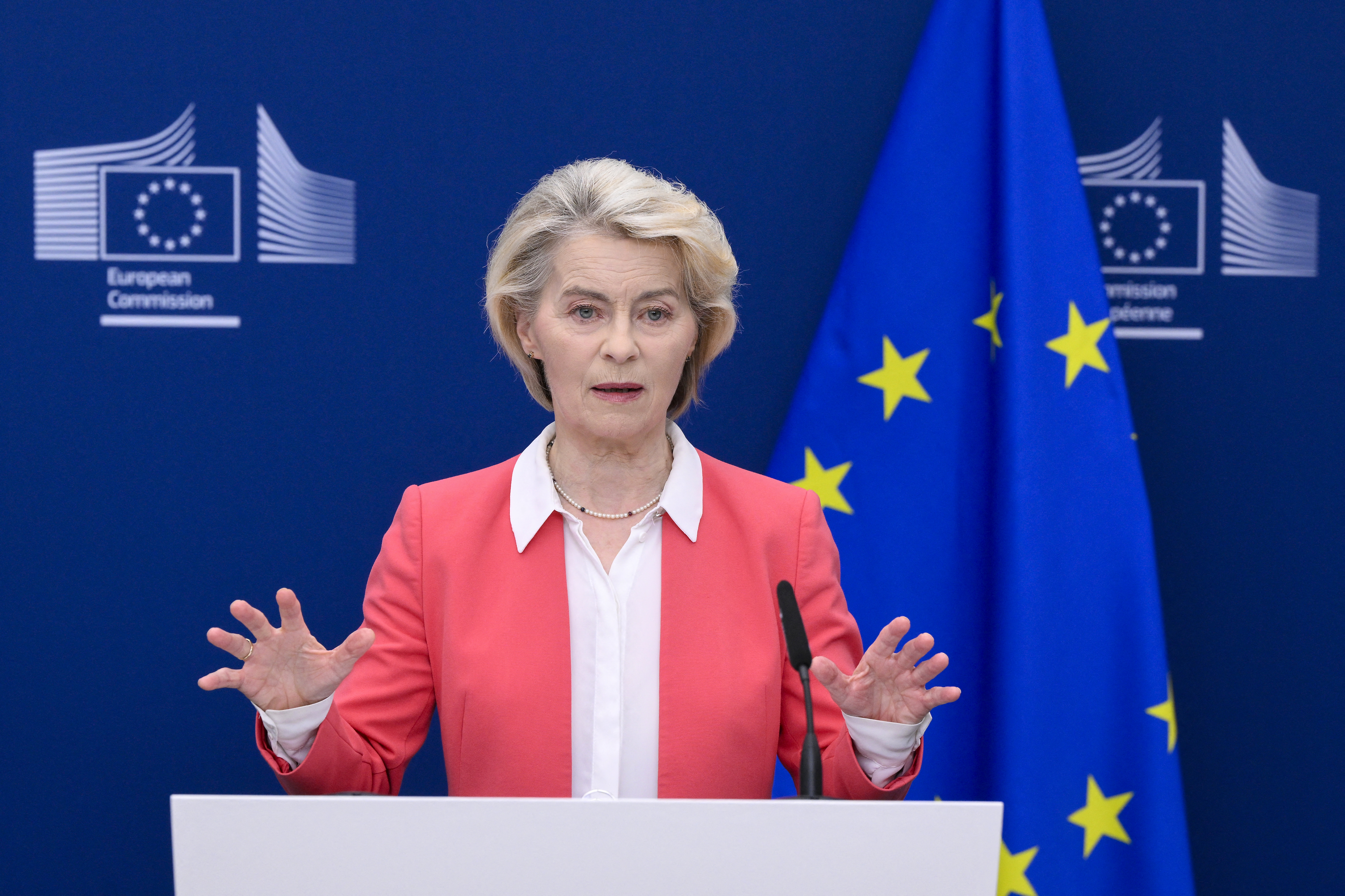 European Commission President Ursula von der Leyen in Brussels on July 13, 2026. (Photo: John Thys/AFP/Getty Images)