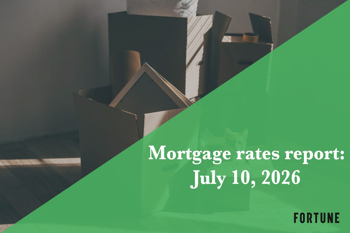 Mortgage rates today, July 10, 2026