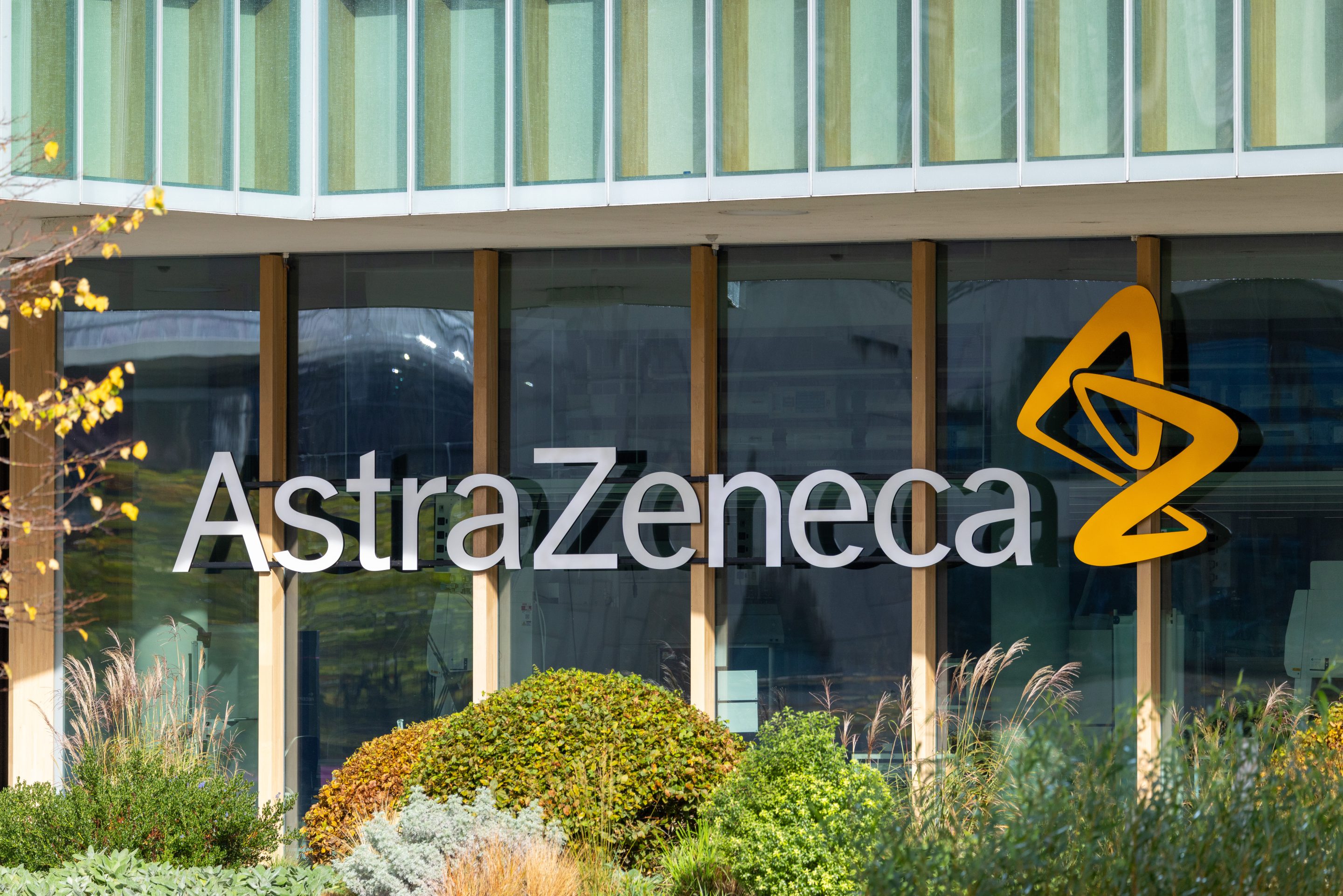 AstraZeneca's Discovery Centre research and development facility at the company's headquarters on the Cambridge Biomedical Campus in Cambridge, UK, on Monday, Oct. 20, 2025. 