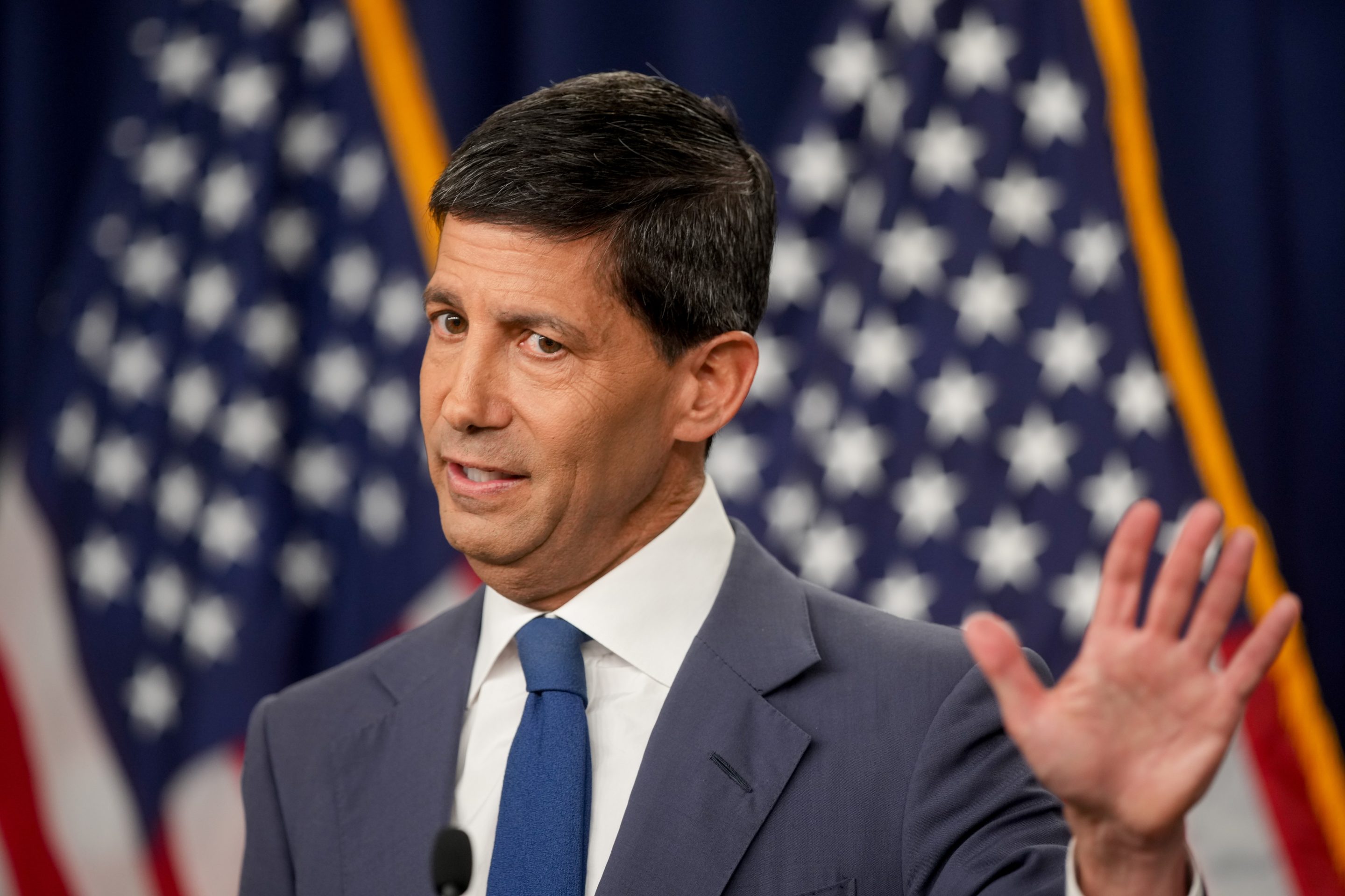 Kevin Warsh, chairman of the US Federal Reserve, during a news conference following a Federal Open Market Committee on Wednesday, July 29, 2026.